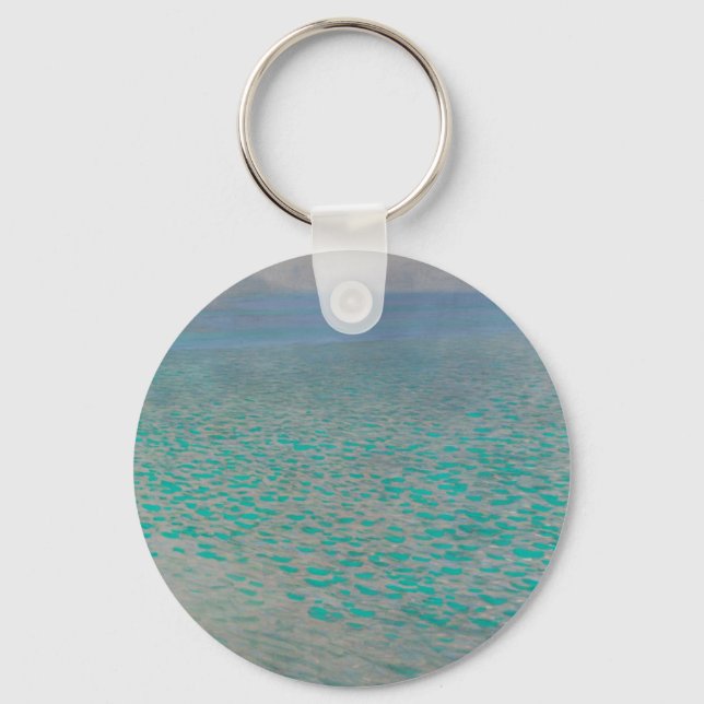 Porte-clés "Sur le lac Attersee" par Gustav Klimt, Beaux-arts (Recto)