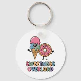 Porte-clés Surcharge de sucrerie   Enfants de Donut & Ice Cre