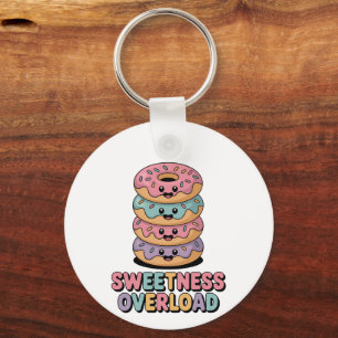 Porte-clés Surcharge de sucrerie Enfants Donut