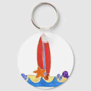 Porte-clés Surf Board Beach