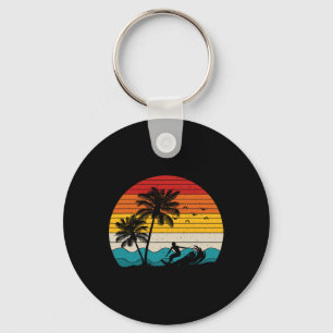 Porte-clés Surf Vintage Surfeur Rétro Surf Hawaï Plage Vacanc