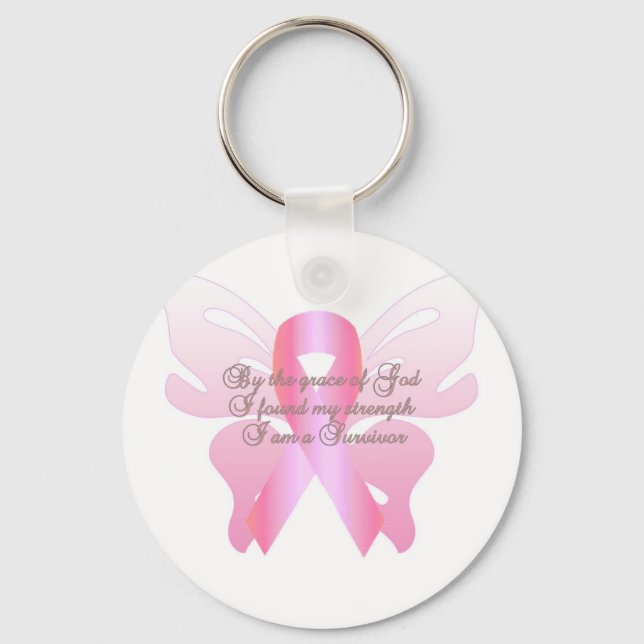 Porte-clés Survivant du cancer du sein (Recto)