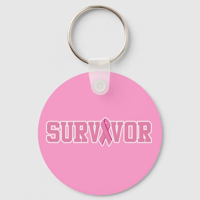 Porte-clés Survivant du cancer du sein (Recto)