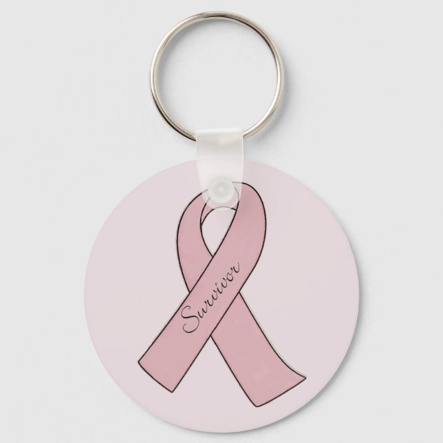 Porte-clés Survivant du cancer du sein - Porte - clé (Recto)