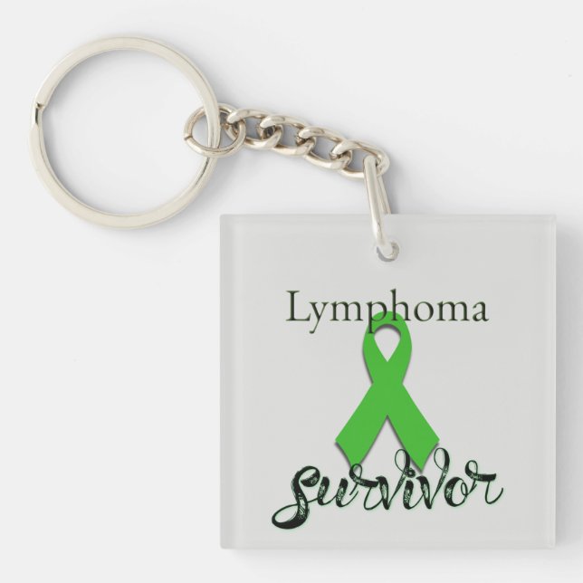 Porte-clés Survivant du lymphome (Devant)