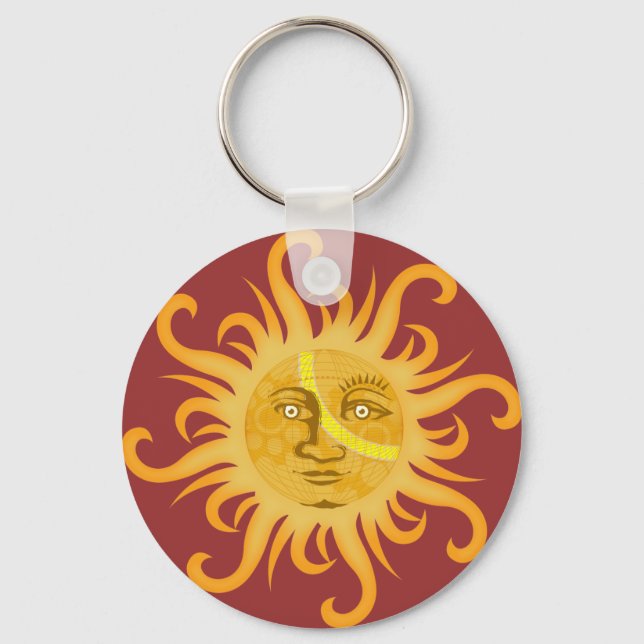 Porte-clés Suryadev : Le Soleil (Recto)