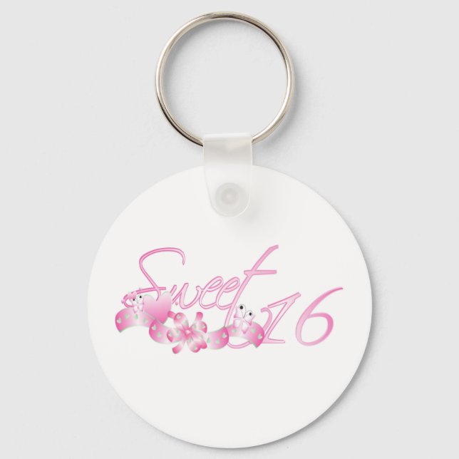 Porte-clés Sweet 16 (Recto)