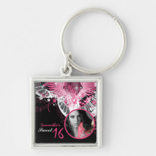 Porte-clés Sweet 16 Dance Musique Disco Ball Piano Porte - cl
