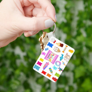 Porte-clés Sweet Candy Collage Acrylic Keychain