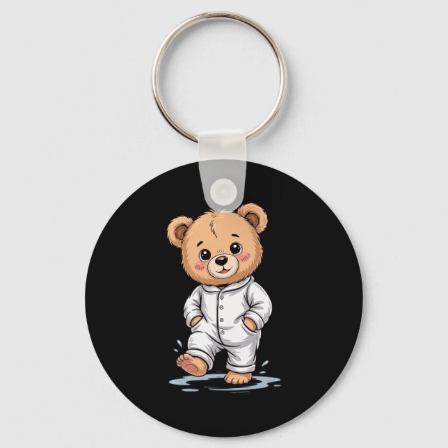 Porte-clés Sweet Dreams Cool Teddy Bear With Pajamas Premium  (Recto)