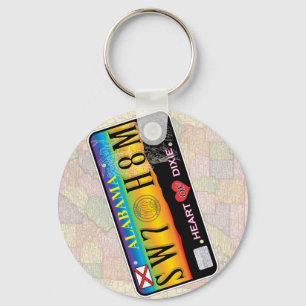 Porte-clés Sweet Home Alabama Keychain (Map Series)