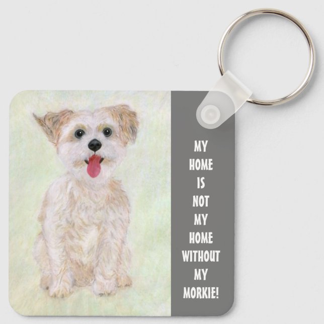Porte-clés Sweet Morkie Home Porte - clé (Dos)