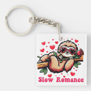 Porte-clés Sweet Sloth Moments : Saint Valentin Lente Romance