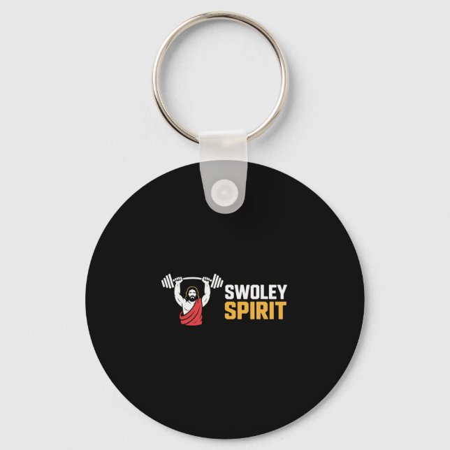 Porte-clés Swoley Spirit Bodybuilding Exercice Faith — (Recto)
