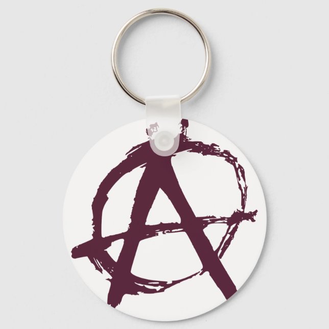 Porte-clés symbole anarchique (Recto)