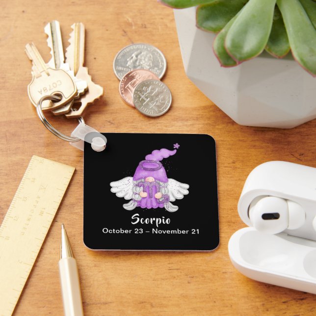 Porte-clés Symbole astrologie Gnome Scorpio Angel (Bureau)