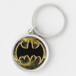 Porte-clés Symbole Batman Logo Or