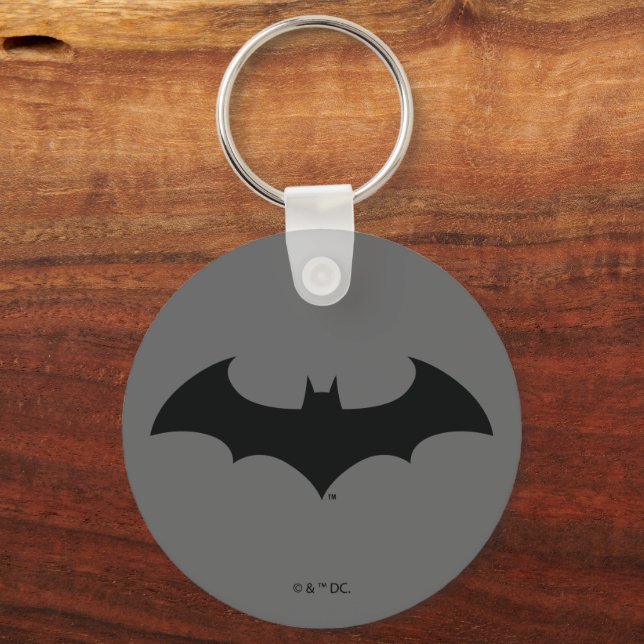 Porte-clés Symbole Batman | Logo Simple Bat Silhouette (Recto)