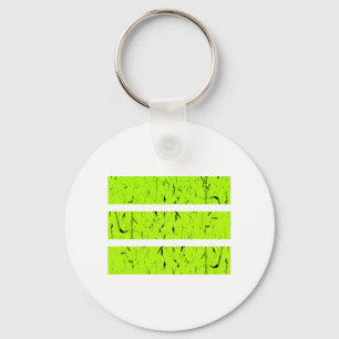 Porte-clés Symbole cool 3 lignes Uniformité et harmonie col