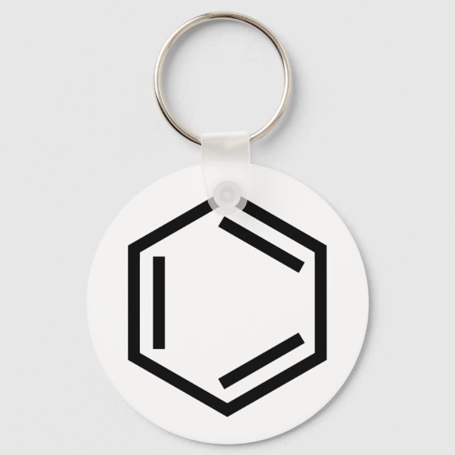 PORTE-CLÉS SYMBOLE D'ANNEAU BENZENE (Recto)