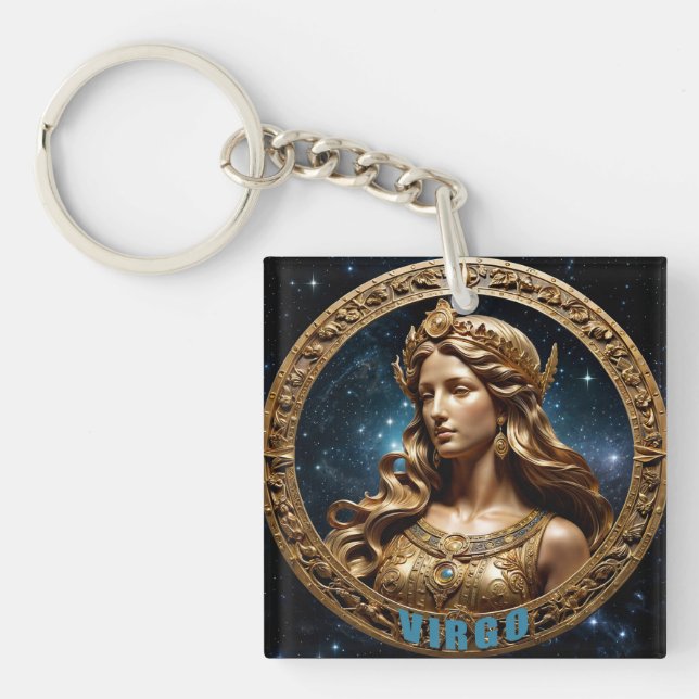 Porte-clés Symbole d'astrologie virologique (Devant)