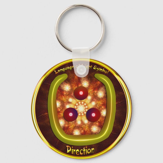 Porte-clés Symbole de direction (Recto)