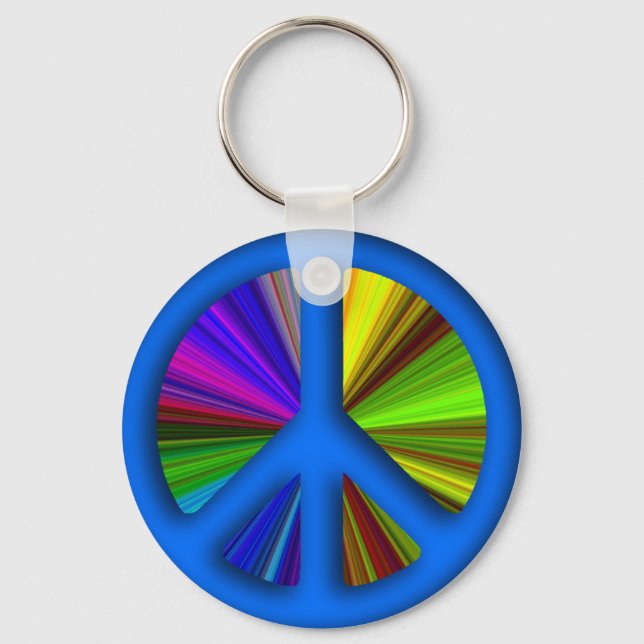Porte-clés SYMBOLE DE LA PAIX DE TRIppie (Recto)