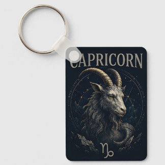Porte-clés Symbole de l'astrologie du zodiaque Capricorne Chè