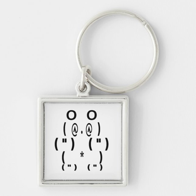 Porte-clés Symbole de l'ordinateur de l'ours Panda (Devant)