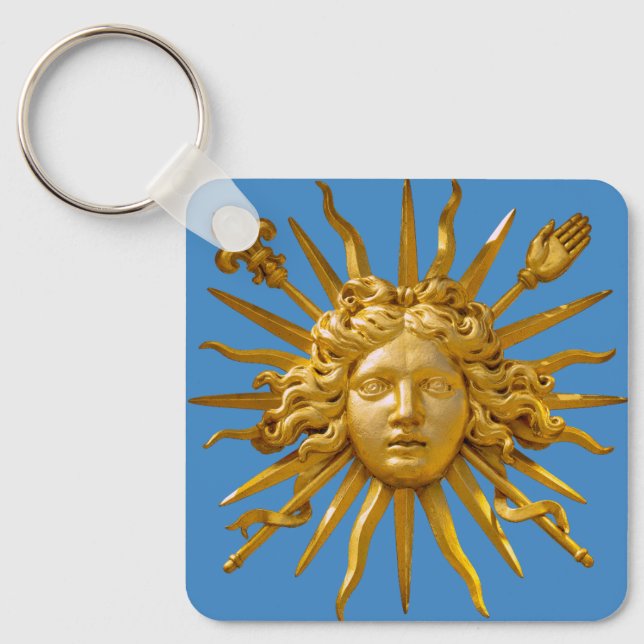 Porte-clés Symbole de Louis XIV le Roi Soleil (Recto)