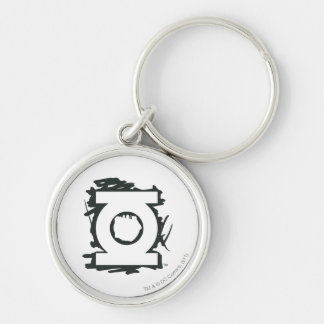 Porte-clés Symbole de marqueur vert lanterne