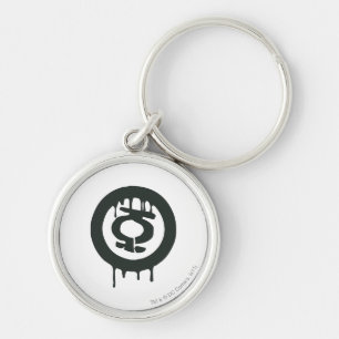 Porte-clés Symbole de peinture à lanterne verte