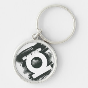 Porte-clés Symbole de pulvérisation de lanterne verte