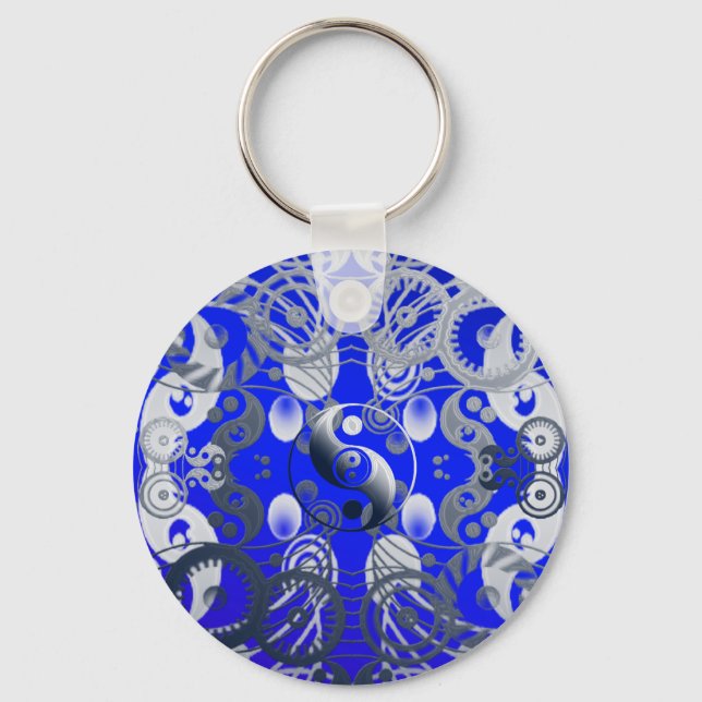 Porte-clés Symbole de Yin yang (Recto)