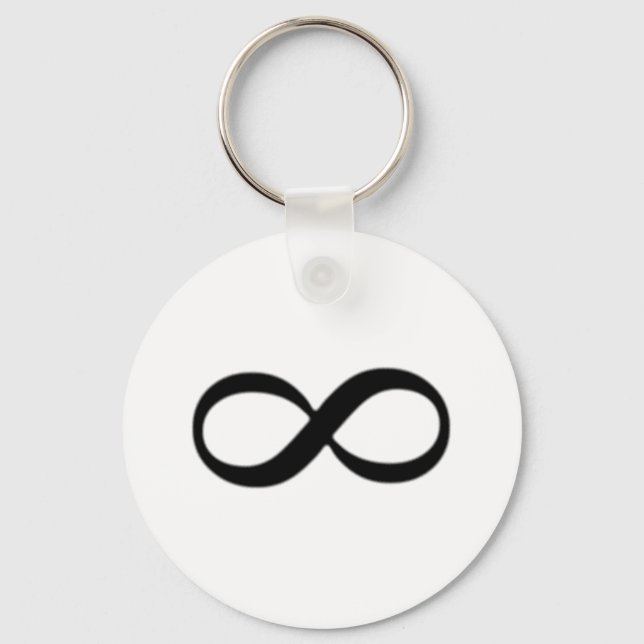 Porte-clés Symbole d'infini (Recto)