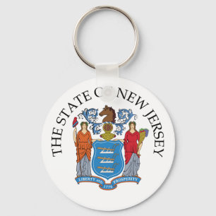 Porte-clés Symbole du New Jersey