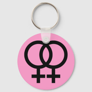 Porte-clés symbole lesbien porte - clé