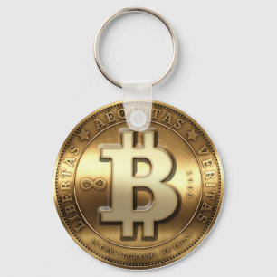 Porte-clés Symbole logo Bitcoin Cryptomonnaie Crypto Porte - 