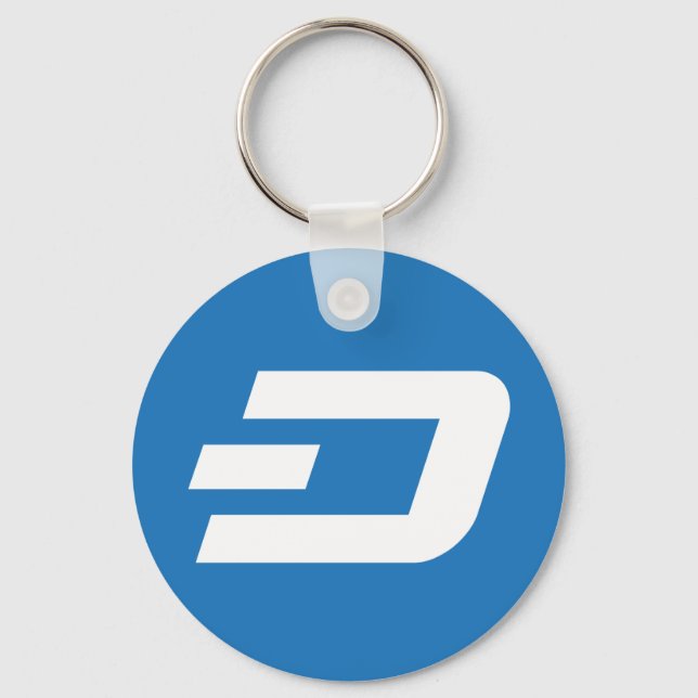 Porte-clés Symbole logo Dash CryptoCurrency Porte - clé de pi (Recto)