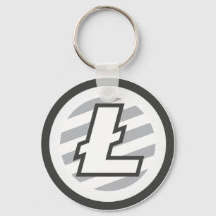 Porte-clés Symbole Logo de Litecoin d'origine Crypto Porte - 