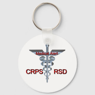Porte-clés Symbole Médicale - Alerte Médicale CRPS RSD