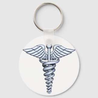 Porte-clés Symbole Médicale Argent