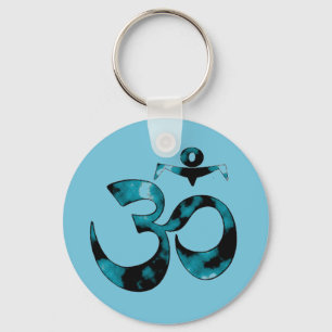 Porte-clés Symbole Om - Porte - clé de Yoga