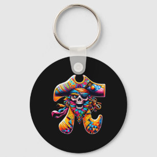 Porte-clés Symbole Pirate Pi Jour Funky Mathme Coloré