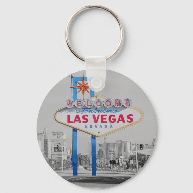 Porte-clés SYMBOLE Porte - clé RÉtro Las Vegas (Recto)