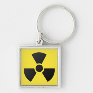 Porte-clés Symbole radioactif