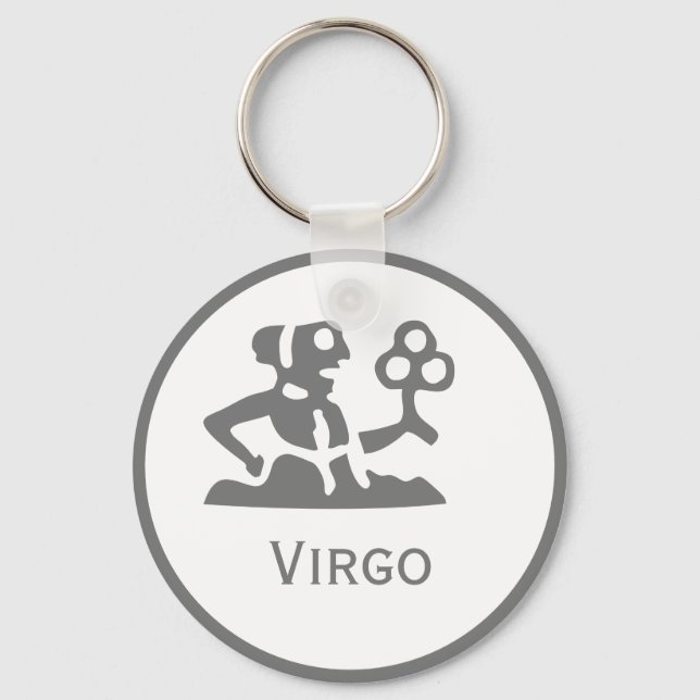 Porte-clés Symbole Virgo du Zodiac Design (Recto)