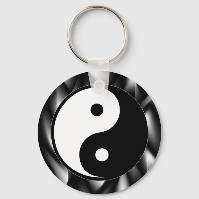Porte-clés SYMBOLE YIN Yang (Recto)