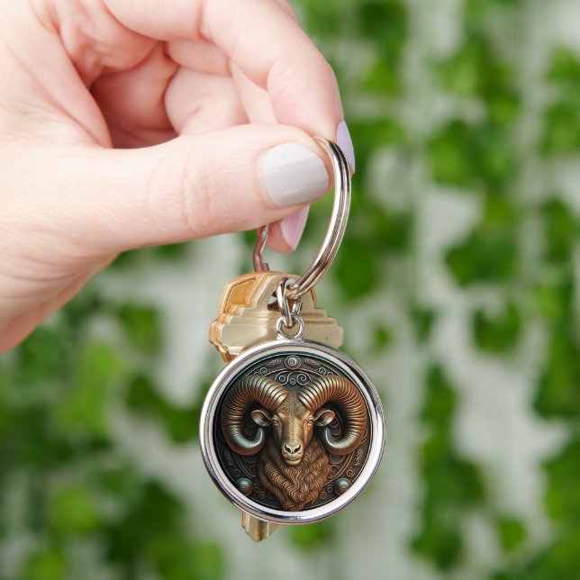 Porte-clés SYMBOLE Zodiaque Aries Horoscope (main)