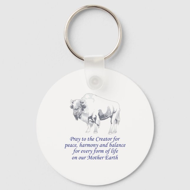 Porte-clés Symbolisme amérindien (Recto)